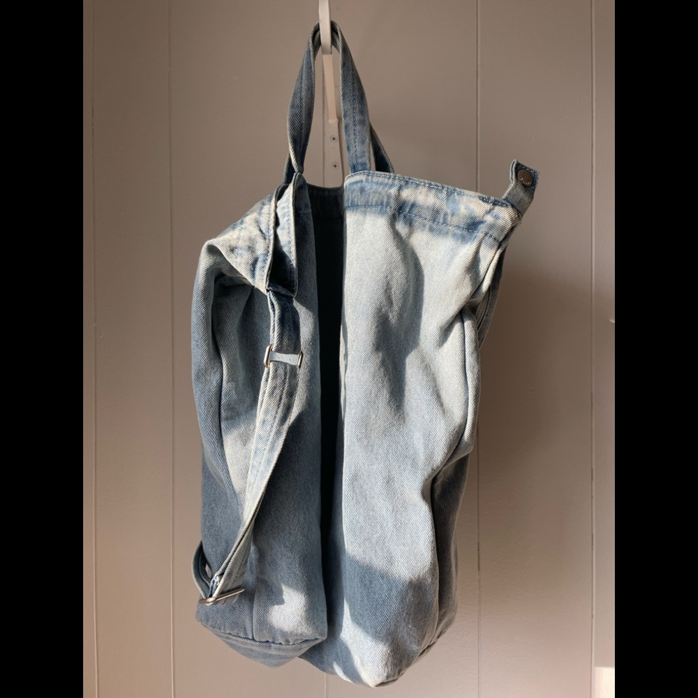 Baggy Light Denim Duck Bag